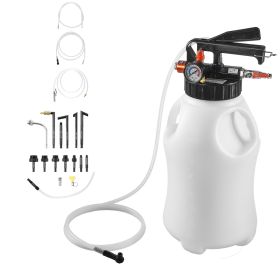 Transmission Fluid Pump, 8 L Pneumatic Oil Fluid Extractor, ATF Refill Dispenser Transfer Pump with 15 ATF Adapters