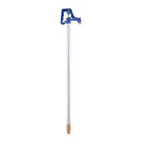 Frost Proof Yard Hydrant, 3.22FT Freeze-Proof Outdoor Faucet with 12" Bury Depth, 3/4" NPT Pipe Connection, Lever Handle + Handwheel