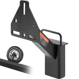 Spare Tire Carrier, Trailer Spare Tire Mount, 160 lbs Capacity, Utility Trailer Accessories Fits Most 4 & 5 & 6 & 8 Lugs Wheels on 4", 4.25", 4.5