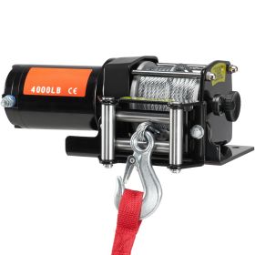 Electric Winch, 4000 lb Line Pull Capacity