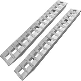 84x14 Inch Aluminum Ramps 6000LBS Capacity Car Trailer Truck ATV Ramps 1 Pair 2 Ramps