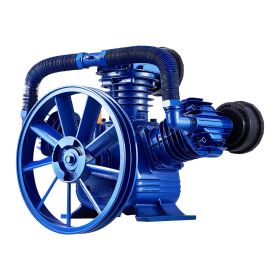 Air Compressor Pump Head, 10HP 17.5CFM @ 90PSI, 3-Cylinder Oil Lubricated Air Compressor Piston Pump Head
