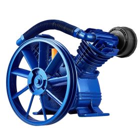 Air Compressor Pump Head, 5.5HP 5.75CFM@90PSI, Twin Cylinder Oil Lubricated Air Compressor Piston Pump Head