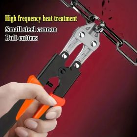 Heavy-duty 8-inch Multi-purpose Wire Cutters, Labor-saving Bolt Cutters With Olecranon Scissors, Chain Pliers, Steel Construction, Polished And P (Option: EffortsavingTool)